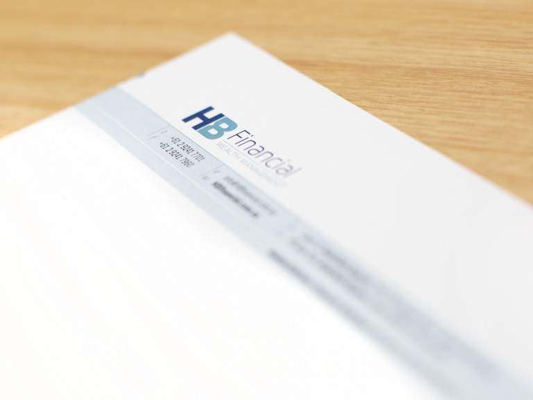 HB Financial letterhead beauty