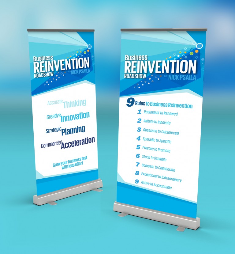 Nick Psaila - Business Reinvention Roadshow - Banners