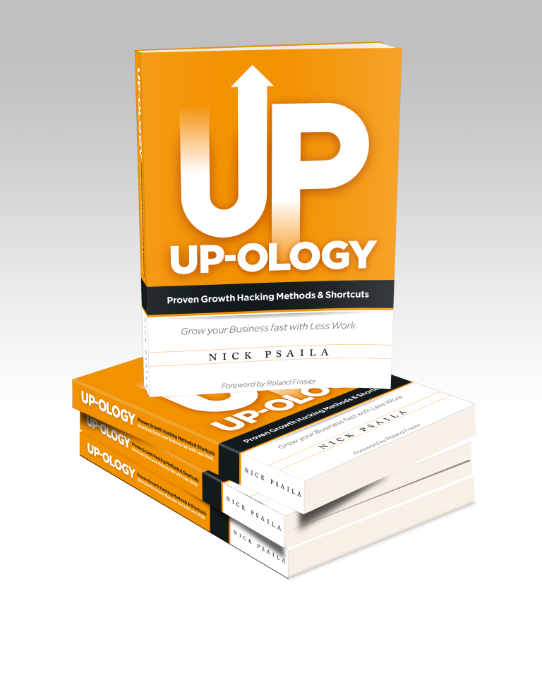 Nick Psaila - UP-OLOGY - Book Cover 2015 3D Render