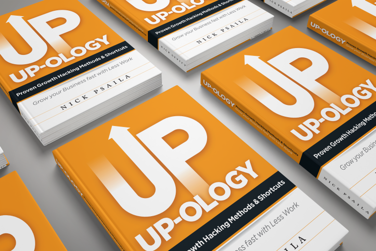 Nick Psaila - UP-OLOGY - Book Cover Design