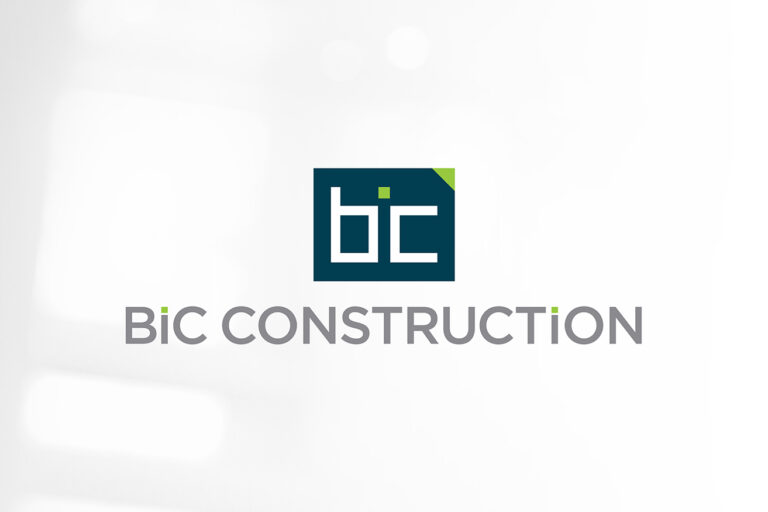 BIC Construction identity - Stack1 logo lockup