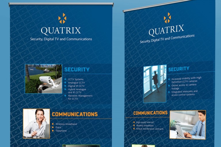 quatrix services banners closeup crop