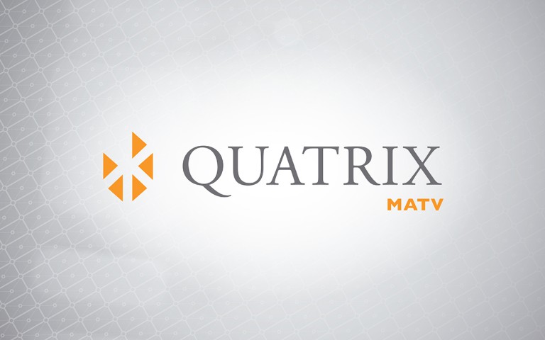 quatrix matv logo linear positive