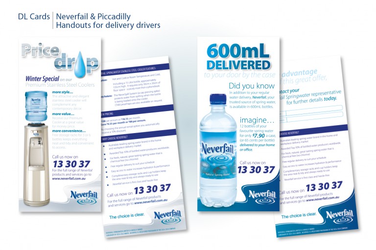 Neverfail Springwater Limited - flyers