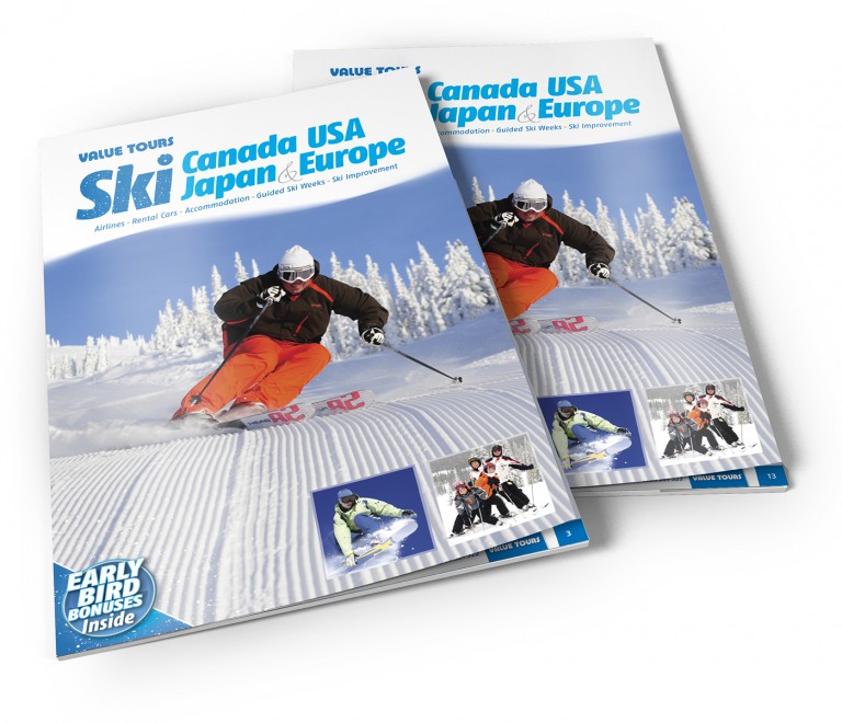 Value Tours - Ski Canada USA Japan & Europe brochures