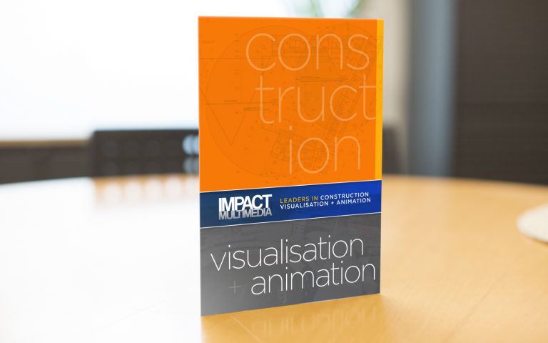 Impact Multimedia Roll Fold Brochure Cover - construction